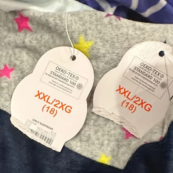 KIDS PAJAMAS BUNDLE of 4 size XXL (18) WONDER NATION NWT! - Picture 8 of 8